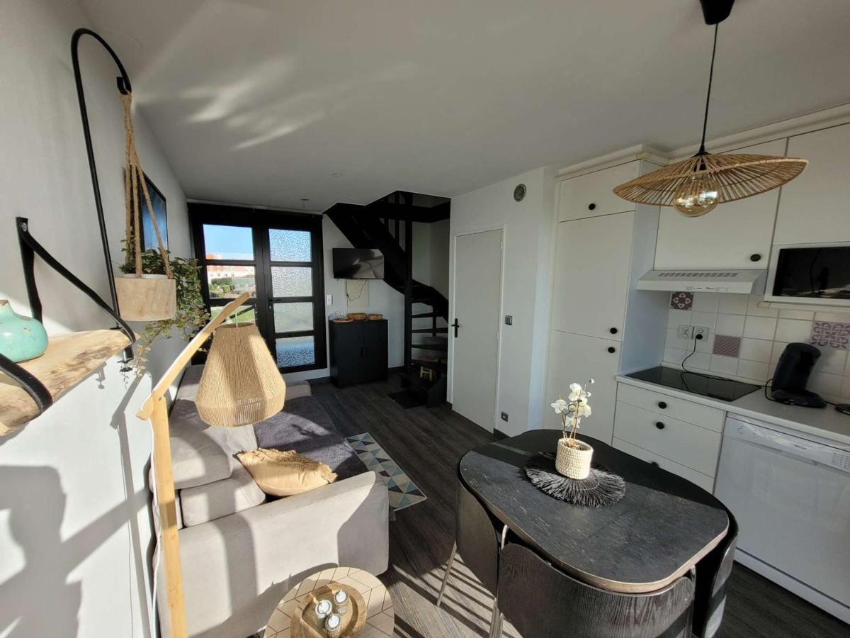 Appartamento Duplex Neuf Avec Balcon Vue Mer, Parking Prive Et Wifi - 2 Pers, Proche Commerces - Fr-1-675-19 Wimereux Esterno foto